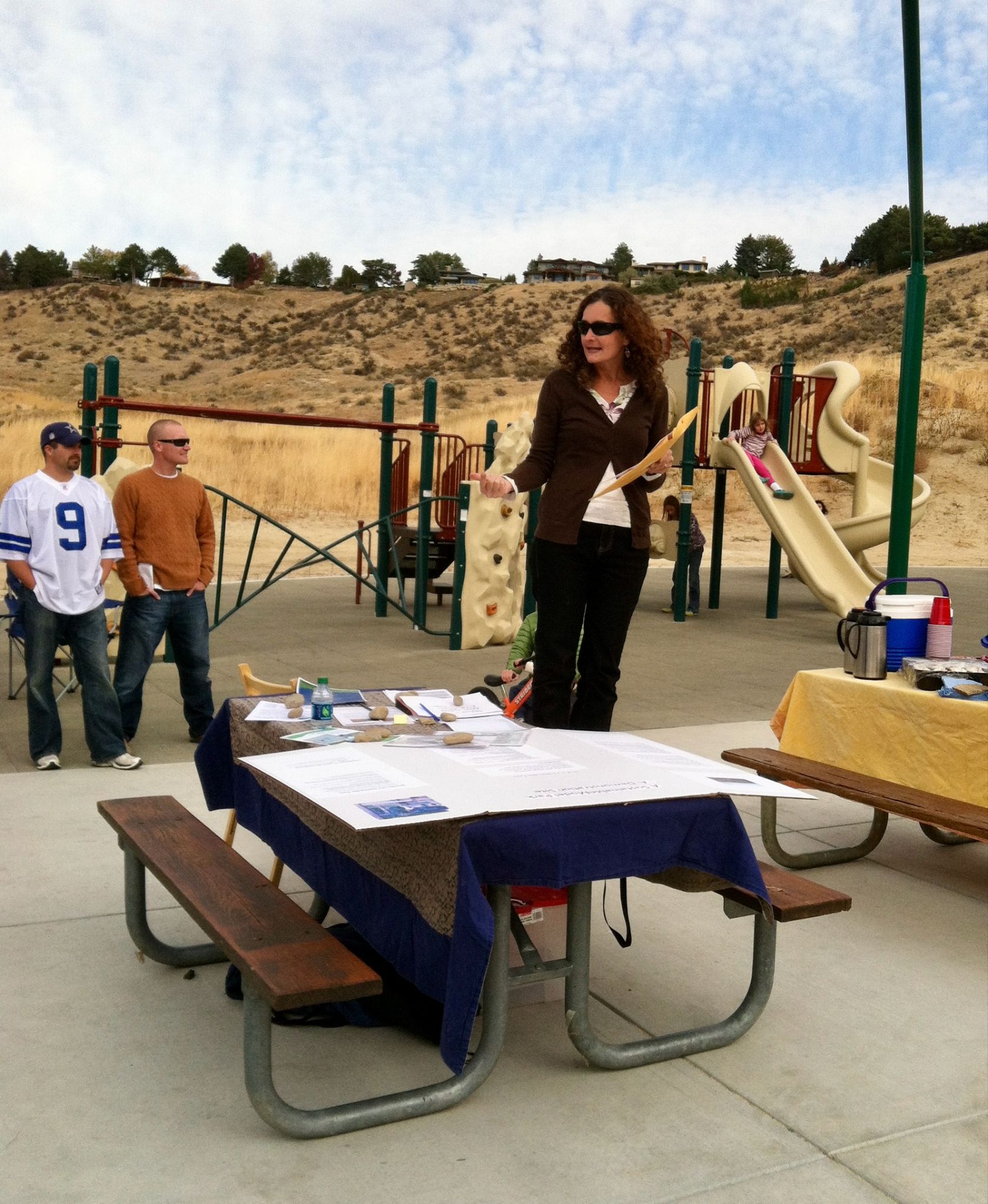 Susan Abdo speech in Boise Hills Park